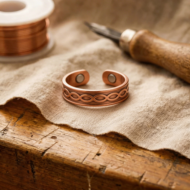 Addison's Char Copper Ring