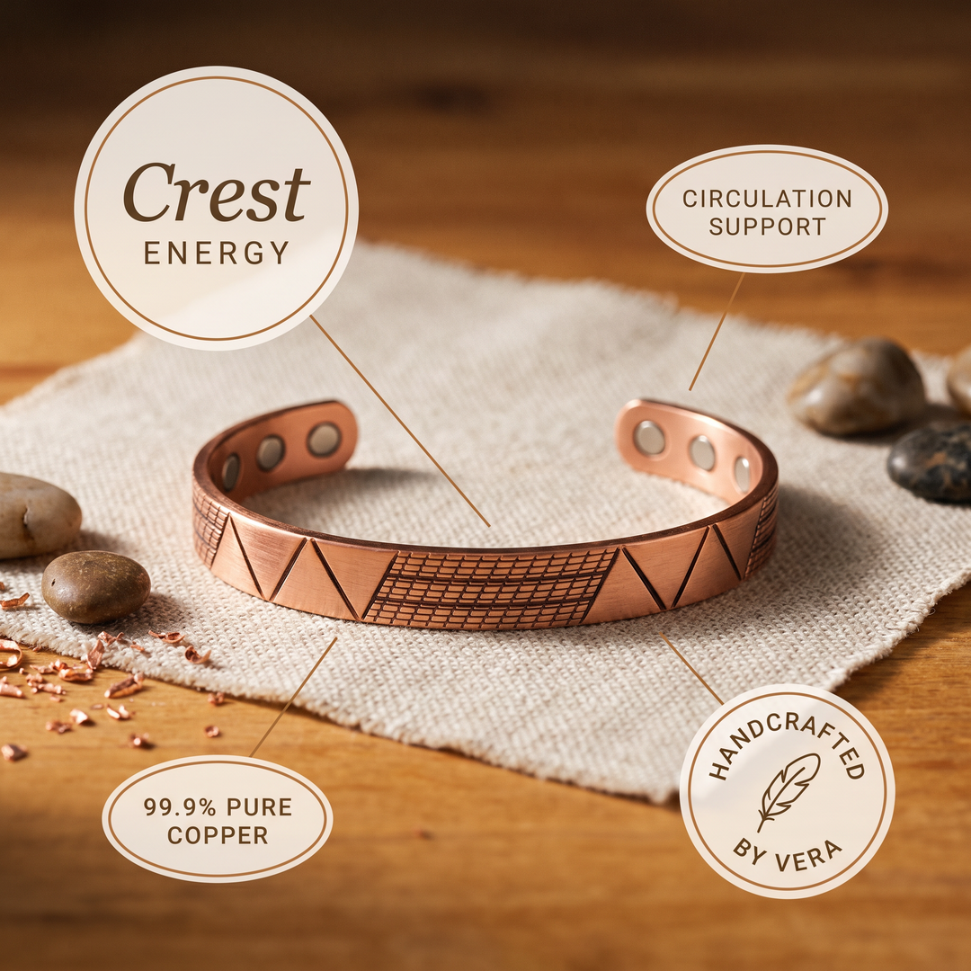 Addison's Crest Copper Bracelet