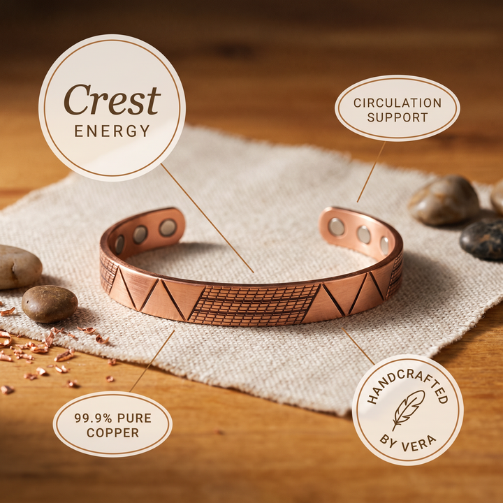 Addison's Crest Copper Bracelet