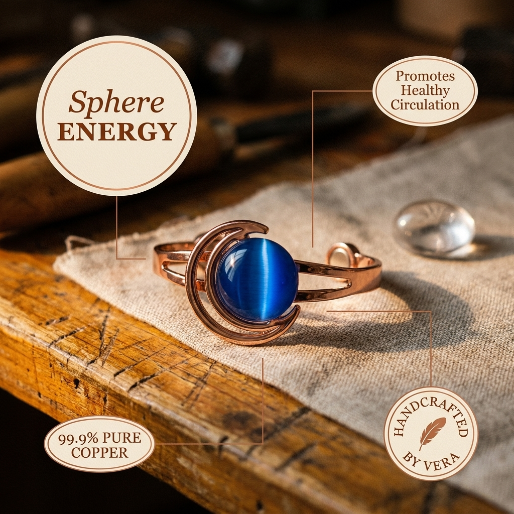 Addison's Sphere Copper Bracelet