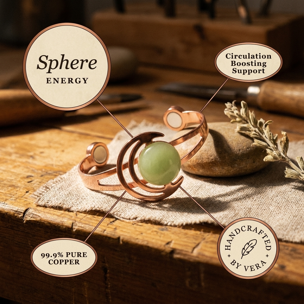 Addison's Sphere Green Copper Bracelet