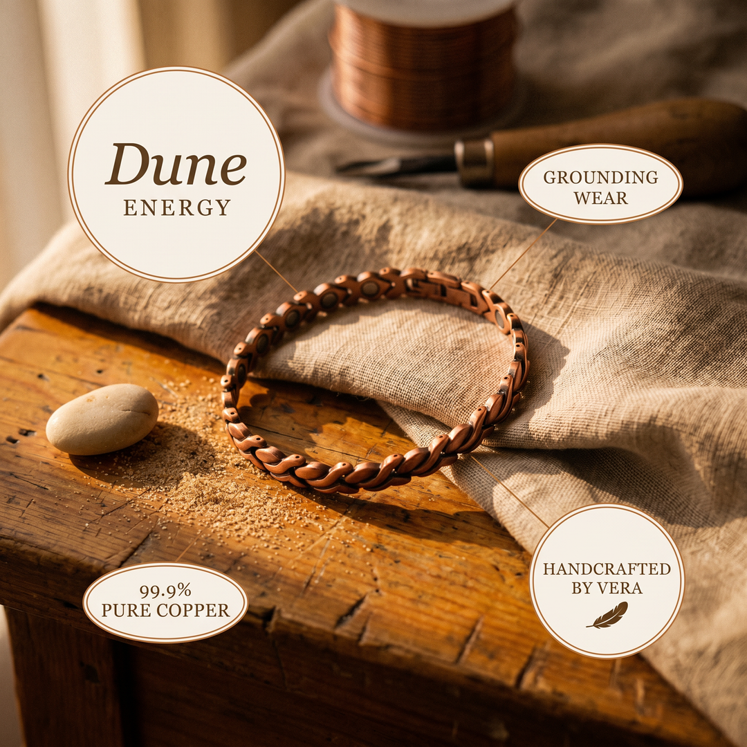 Women's Boho Dune Copper Anklet