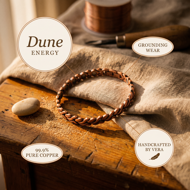 Women's Boho Dune Copper Anklet
