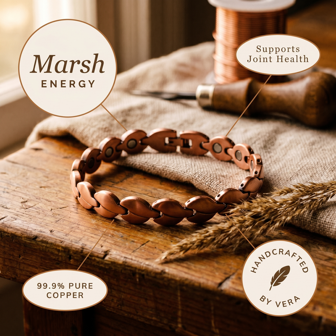 Women's Sleek Marsh Copper Anklet
