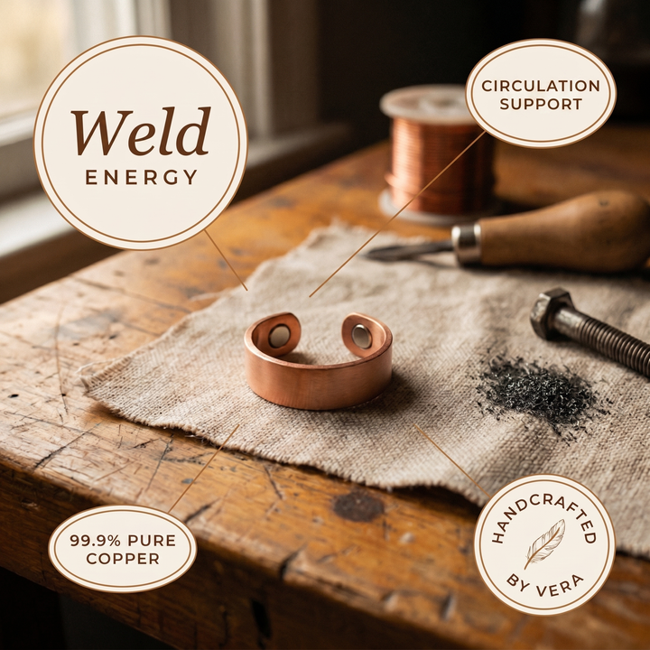 Structured Weld Copper Ring