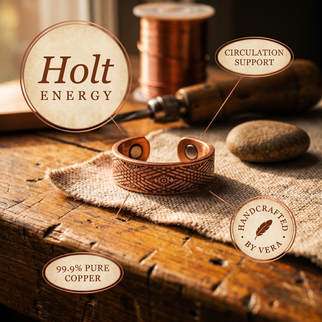 Women's Sleek Holt Copper Ring