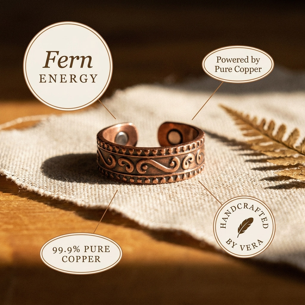 Addison's Fern Copper Ring