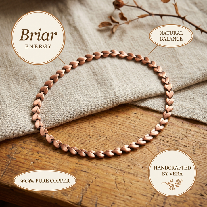 Women's Elegant Briar Copper Necklace