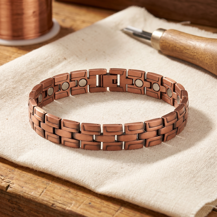 Men's Classic Gorse Copper Bracelet