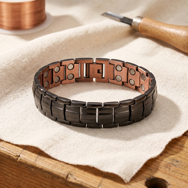 Addison's Ochre Men's  Copper Bracelet