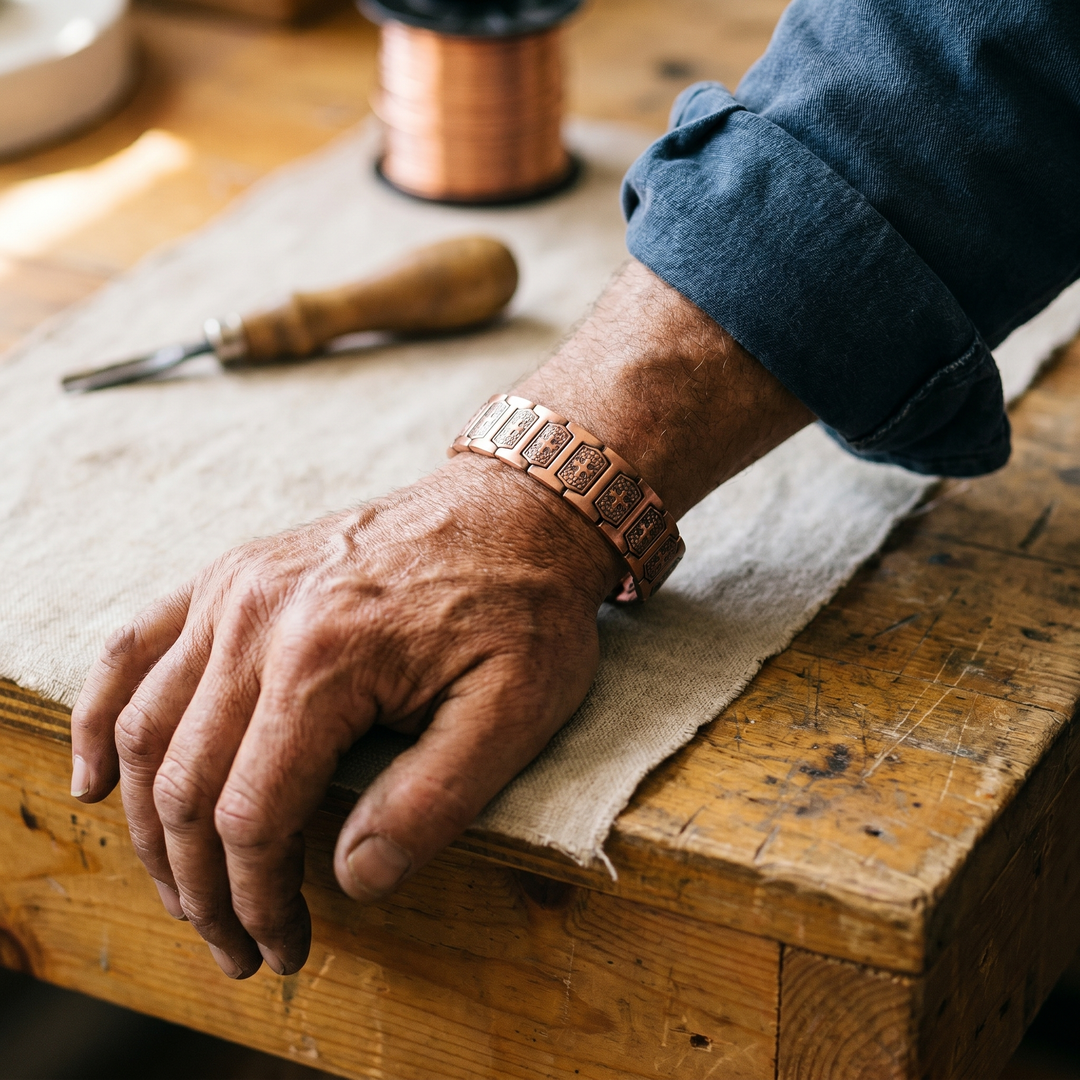 Addison's Gale Men's Copper Bracelet