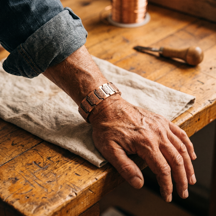 Men's Classic Glen Copper Bracelet