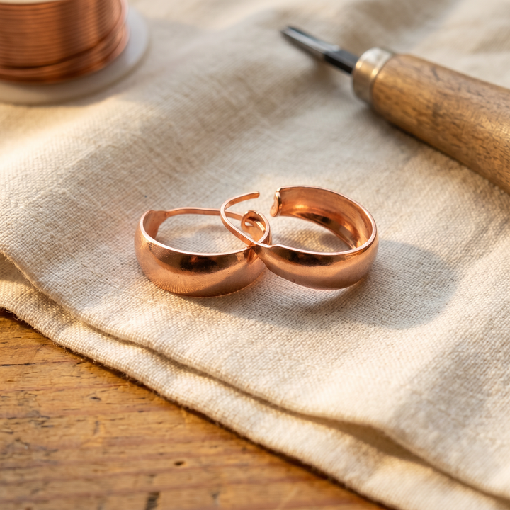 Women's Classic Copper Dell Earrings