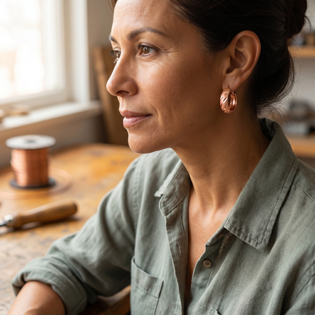 Addison's Vale Copper Earrings