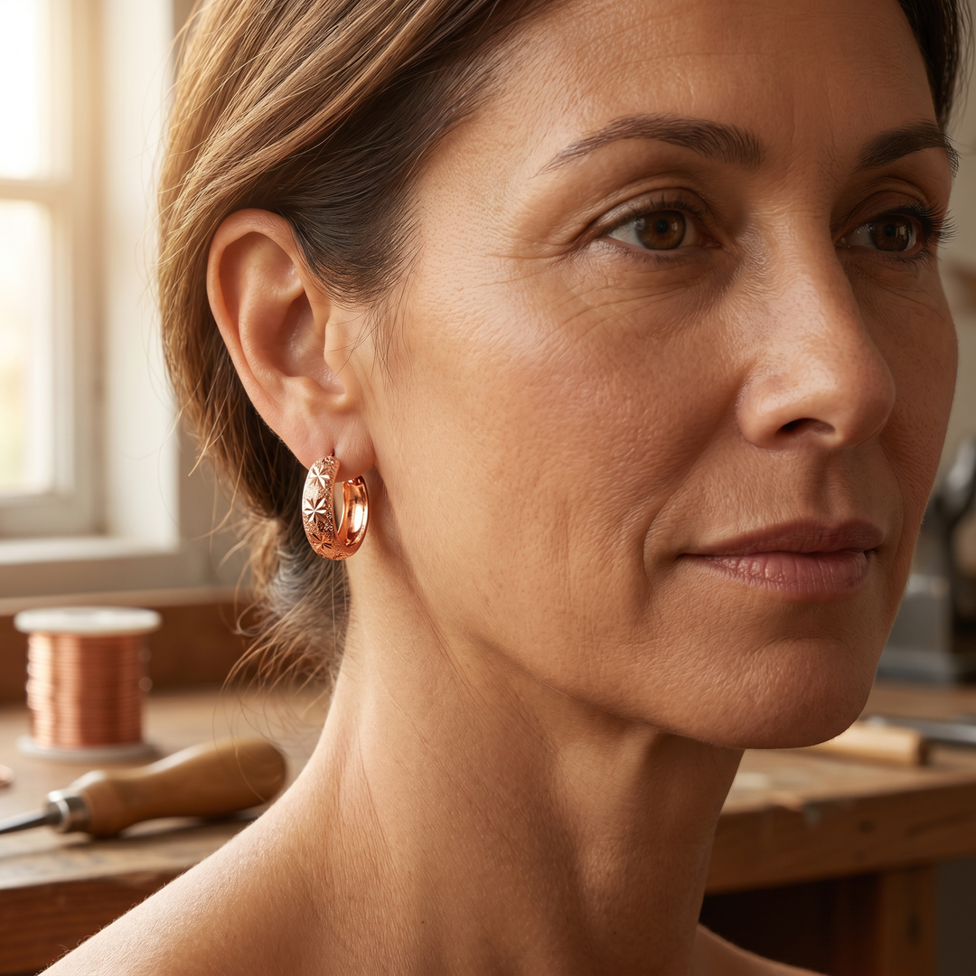 Addison's Dew Copper Earrings