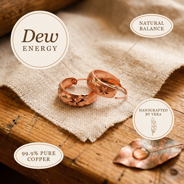 Addison's Dew Copper Earrings