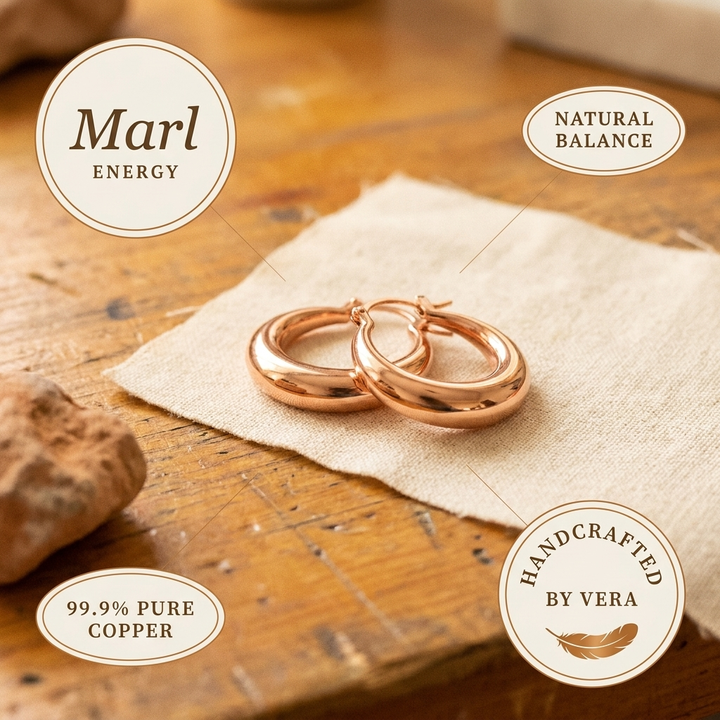 Addison's Marl Copper Earrings