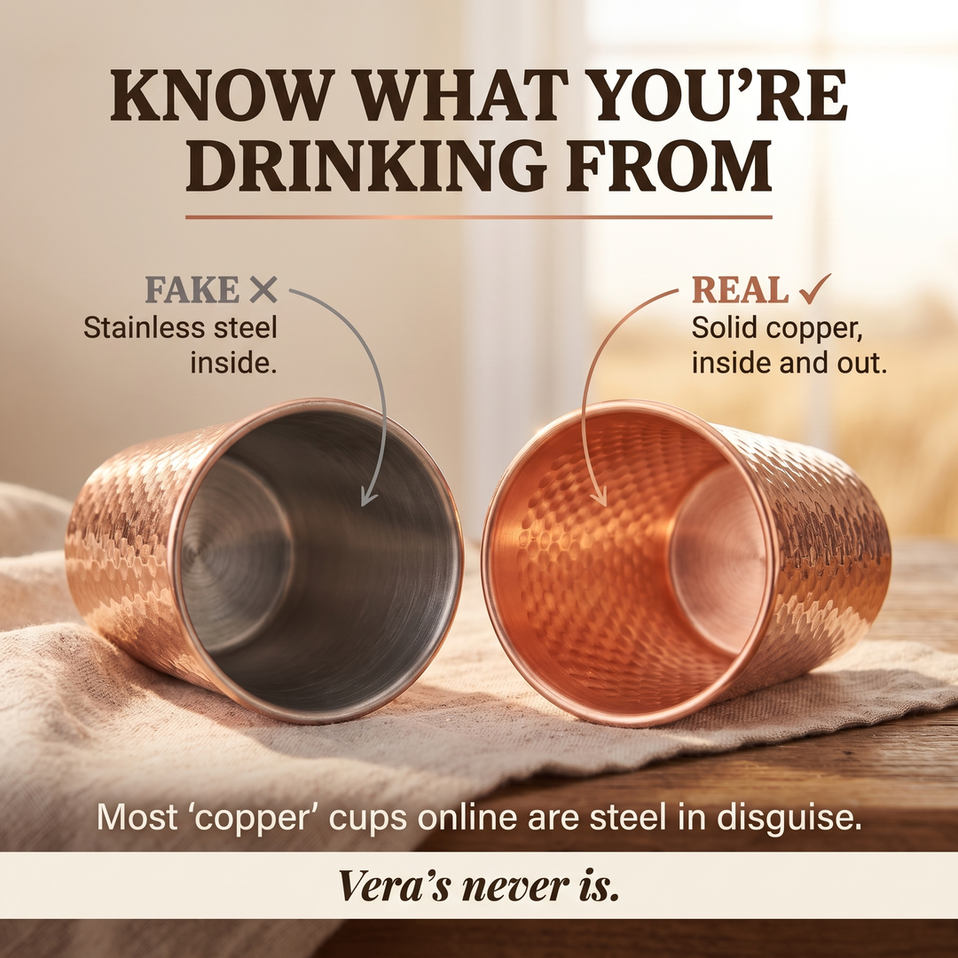 Pure Hammered Moscow Mule Solid Copper Cup