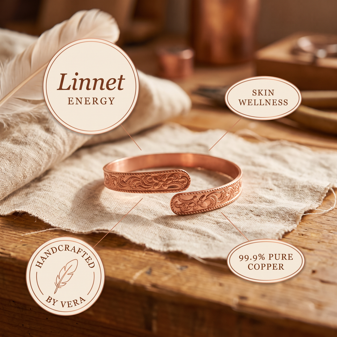 Women's Sleek Moor Copper Bracelet