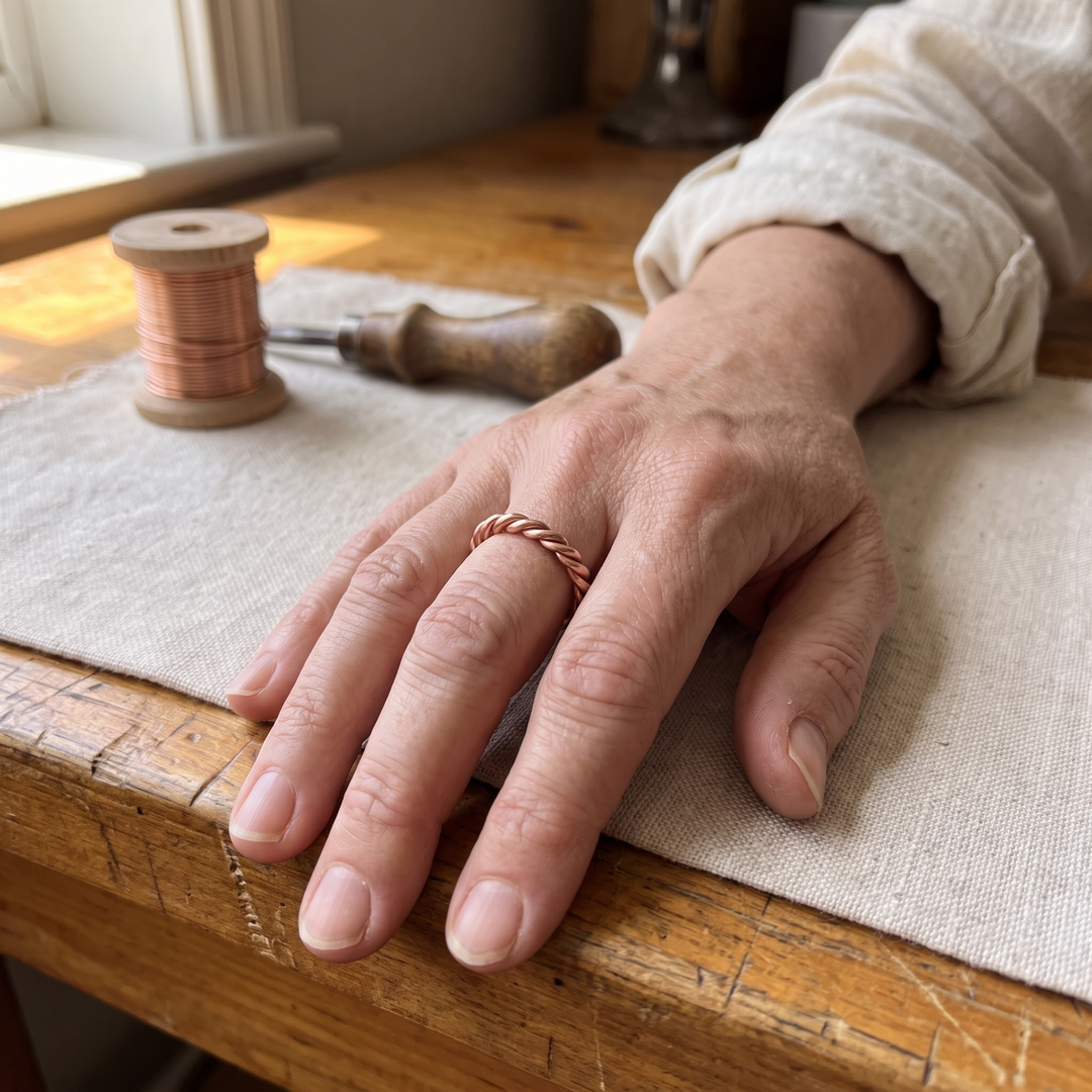 Addison's Copper Tensor Ring