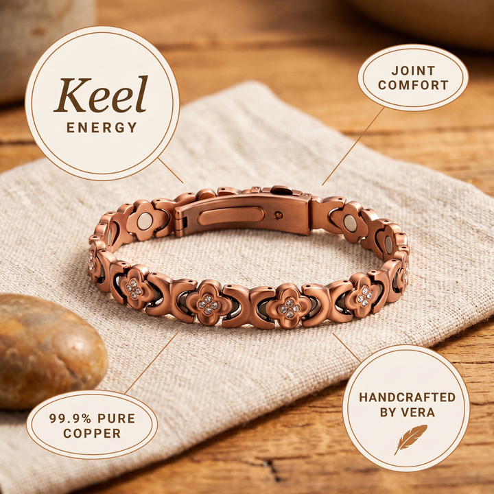 Women's Sleek Keel Copper Bracelet
