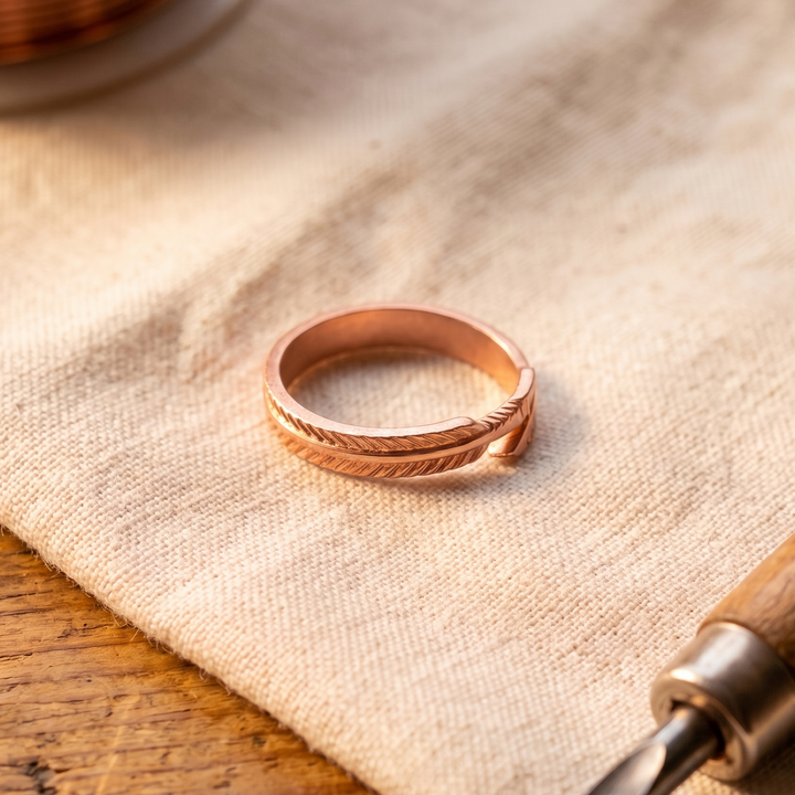 Addison's Root Copper Ring