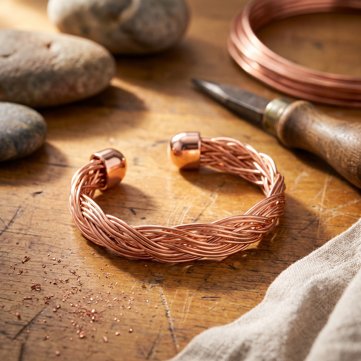 Women's Classic Elm Copper Cuff Bracelet
