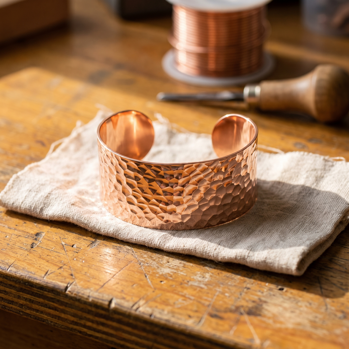 Women's Classic Forge Copper Bracelet