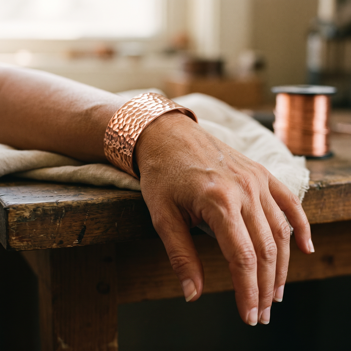 Women's Classic Forge Copper Bracelet