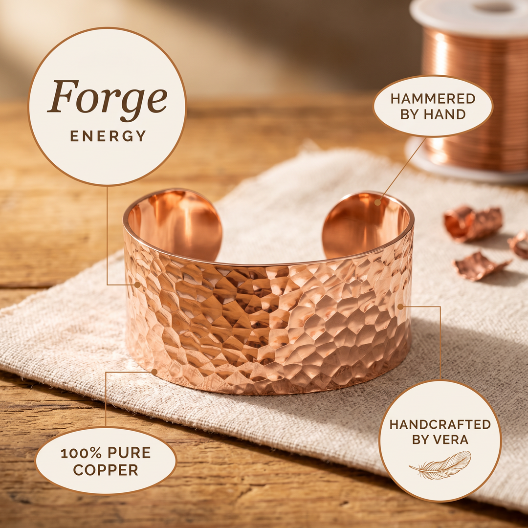 Women's Classic Forge Copper Bracelet