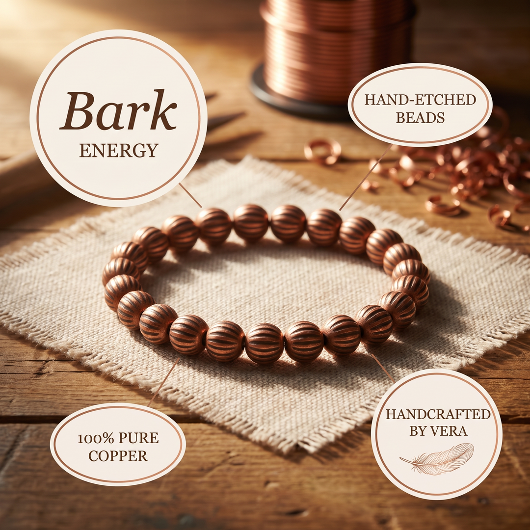 Addison's Bark Copper Bracelet
