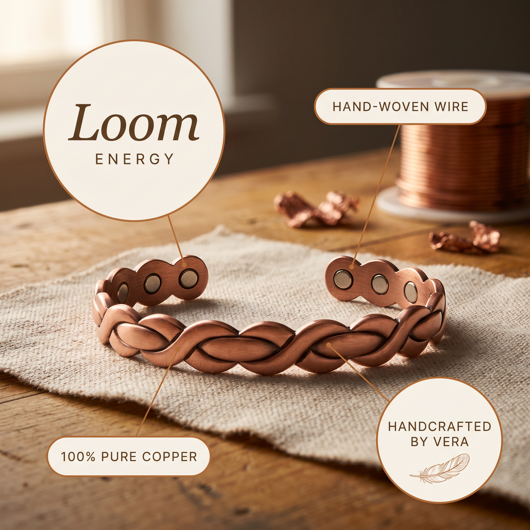 Women's Classic Vera's Loom Copper Bracelet