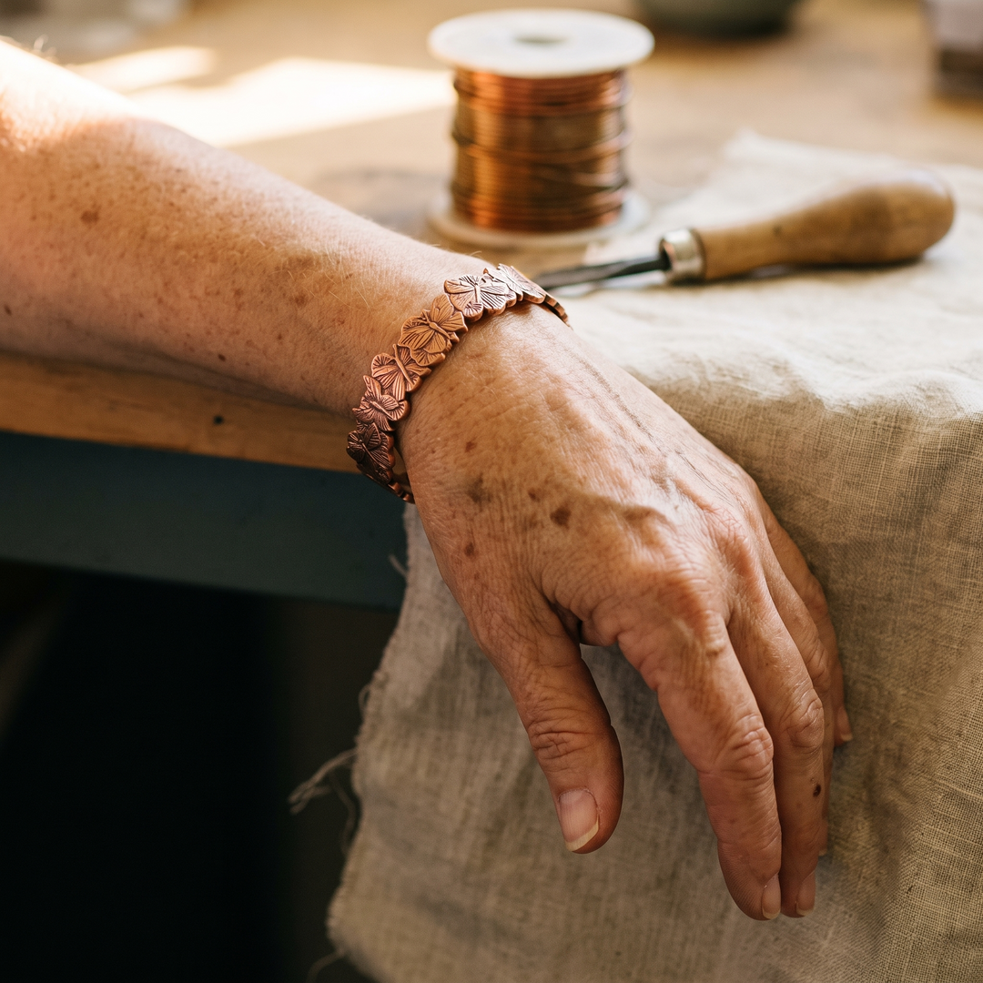 Addison's Sky Copper Bracelet