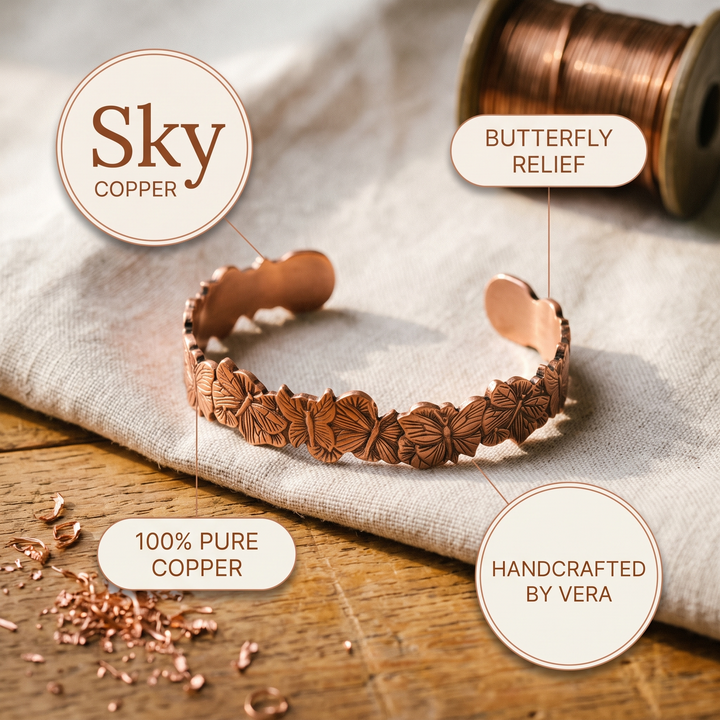 Addison's Sky Copper Bracelet