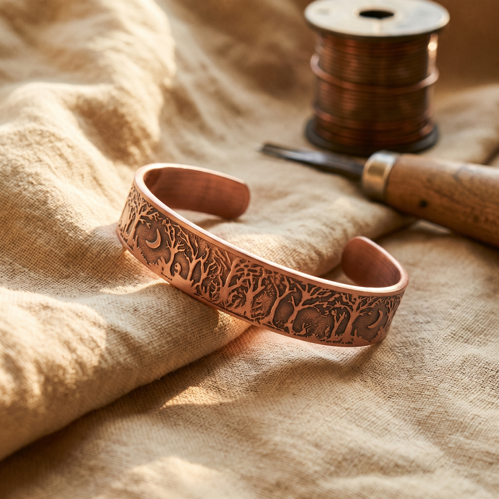 Women's Classic Grove Copper Bracelet