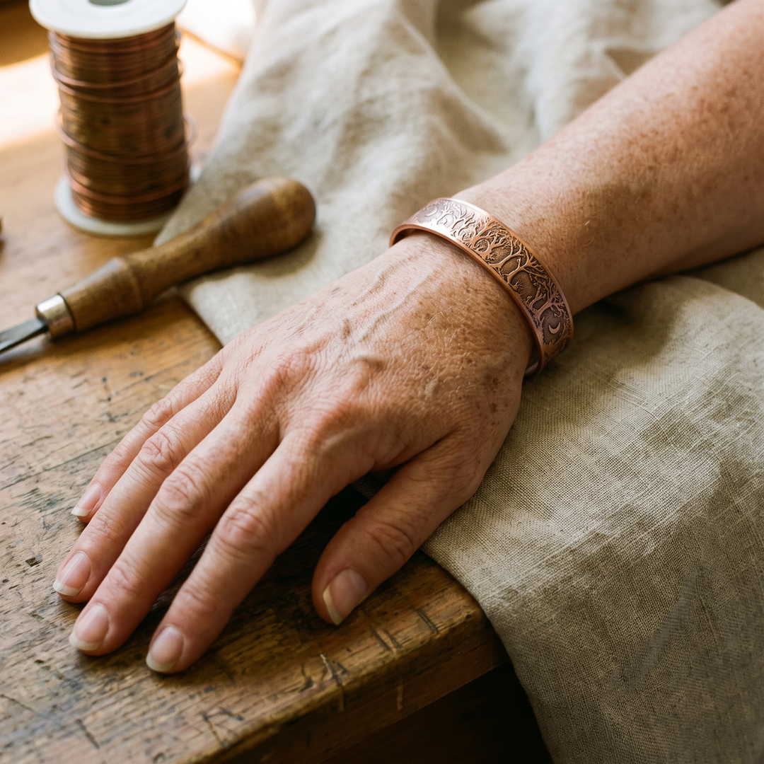Women's Classic Grove Copper Bracelet