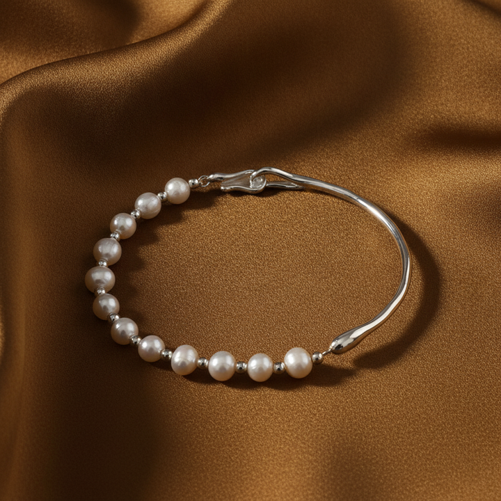 Mother-of-Pearl Pearl Bangle