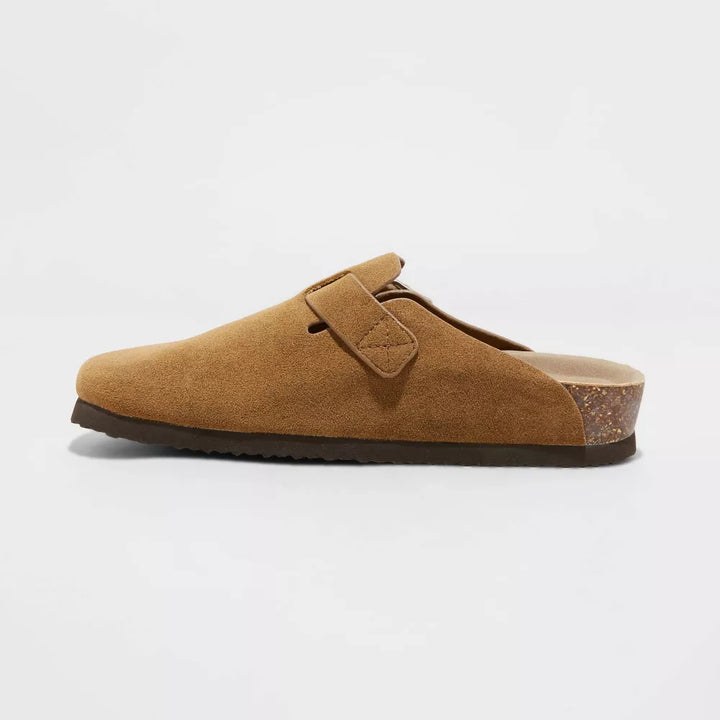 Suede Clogs