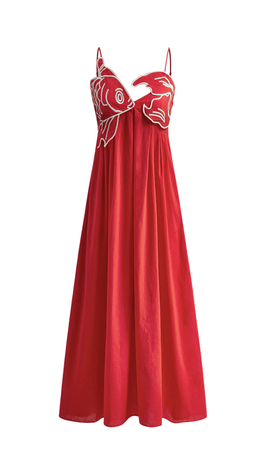 Women's Elegant Embroidered Maxi Dress