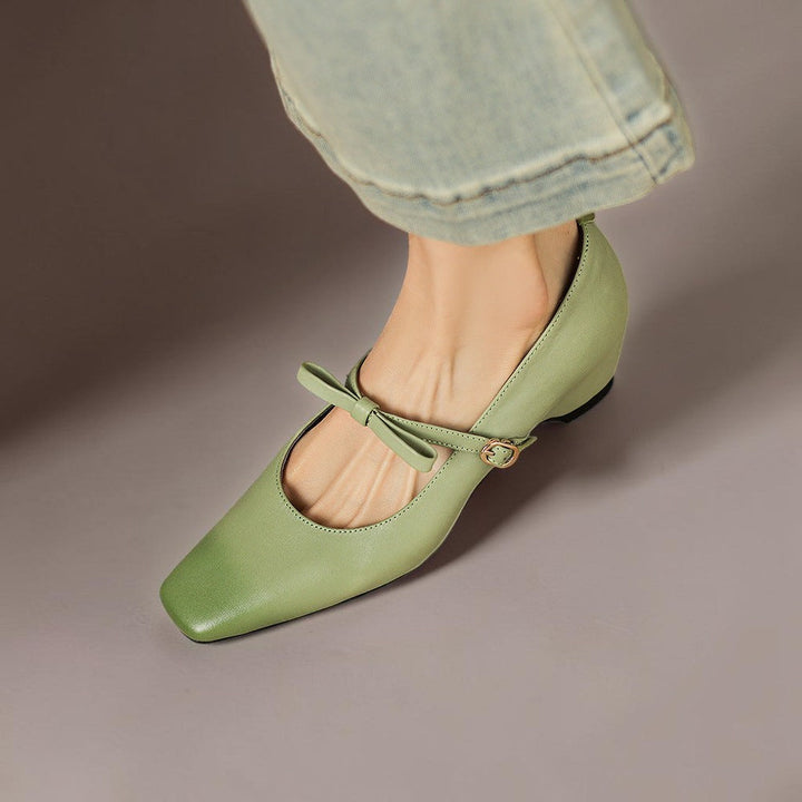 Phoebe | Bow-Strap Mary Jane Pumps